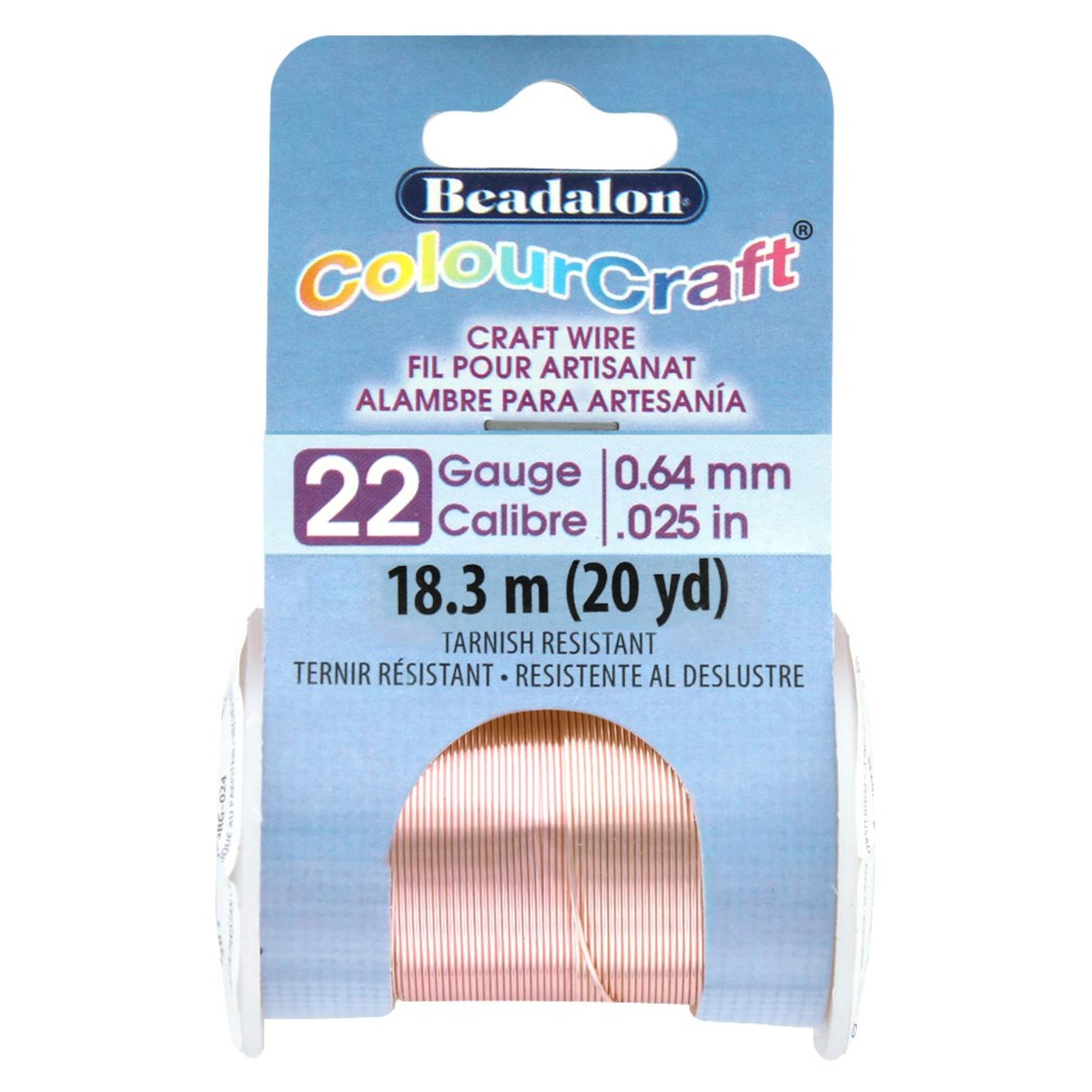 Beadalon® ColourCraft® 22 Gauge Tarnish Resistant Craft Wire, 20yd.